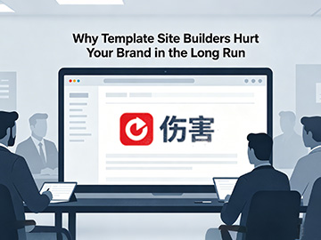 Why Template Site Builders Hurt Your Brand in the Long Run