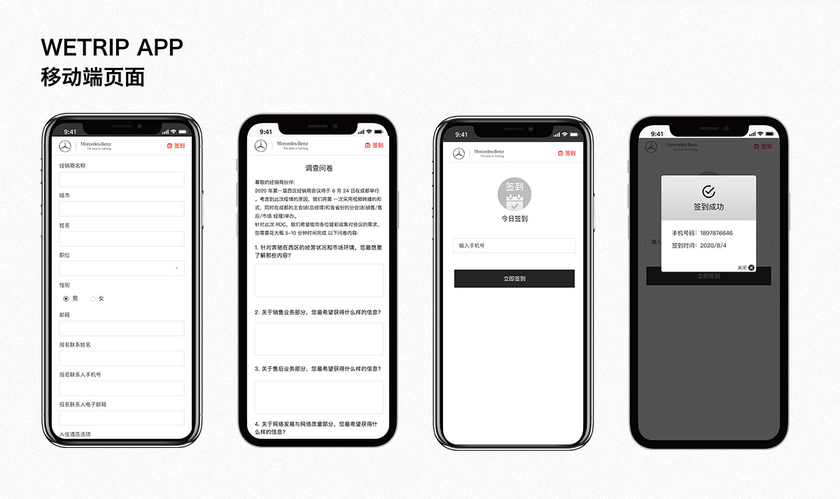 Mercedes-Benz China - Project Screenshot
